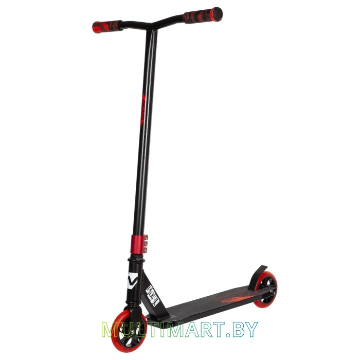 Самокат Novatrack Pixel 120A.PIXEL.BRD21 (черный/красный, 2021)